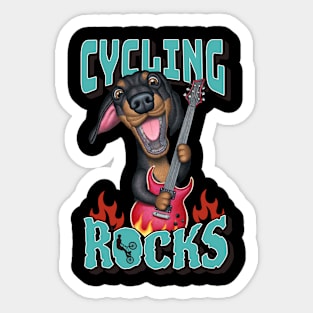 Cycling Rocks Sticker